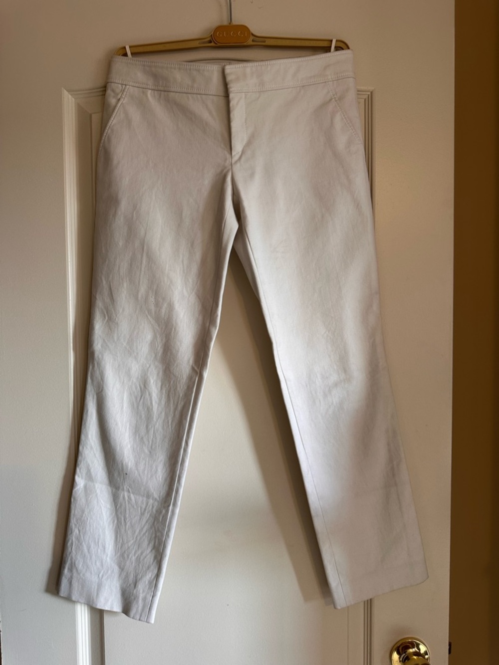 Gucci Women’s Off-White Straight-Leg Pants